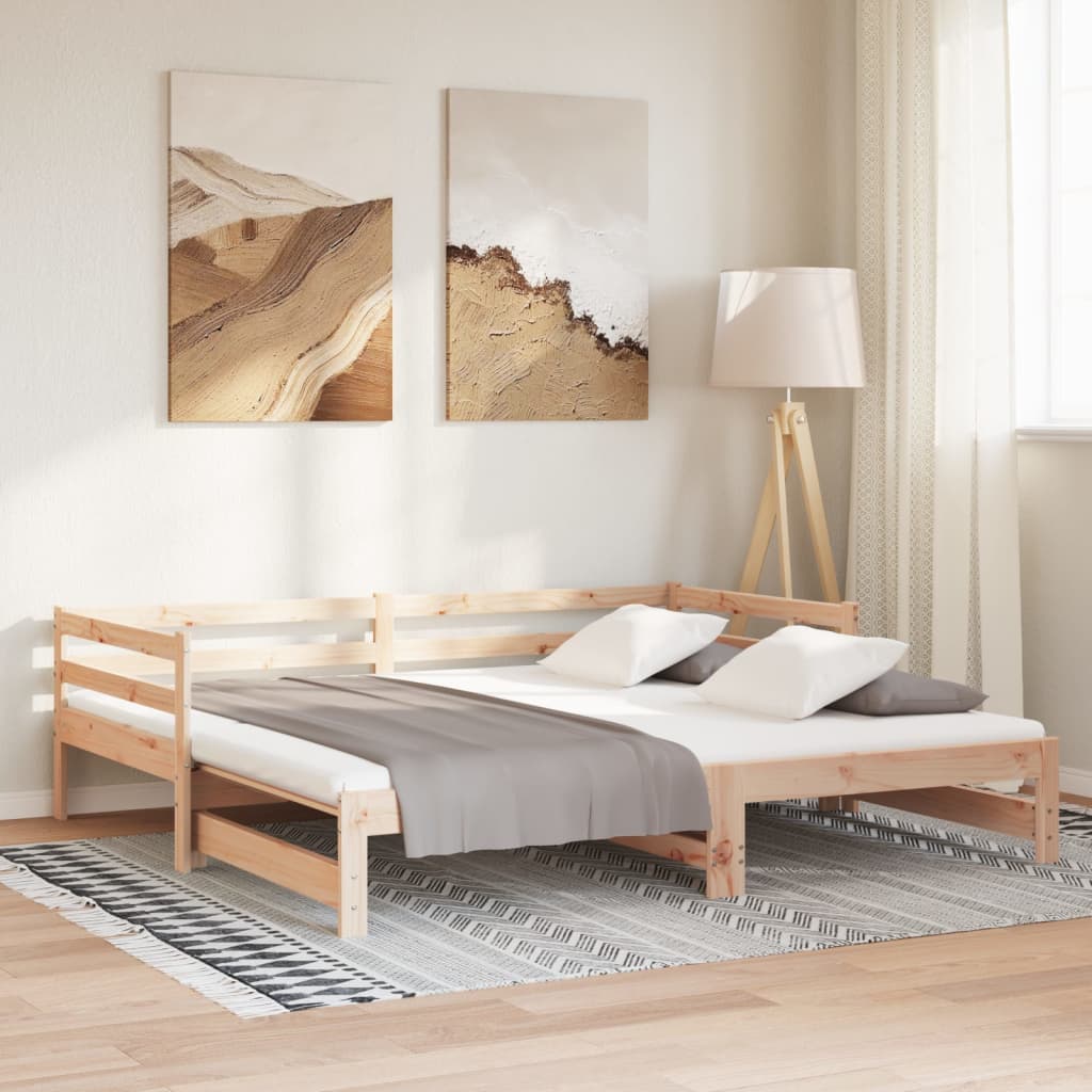 Lit coulissant sans matelas 2x(90x200) cm - XIOS