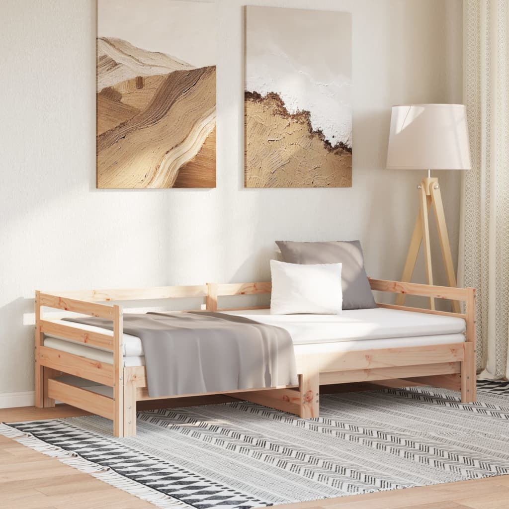 Lit coulissant sans matelas 2x(90x200) cm - XIOS
