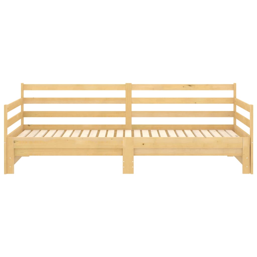 Lit coulissant sans matelas 2x(90x200) cm