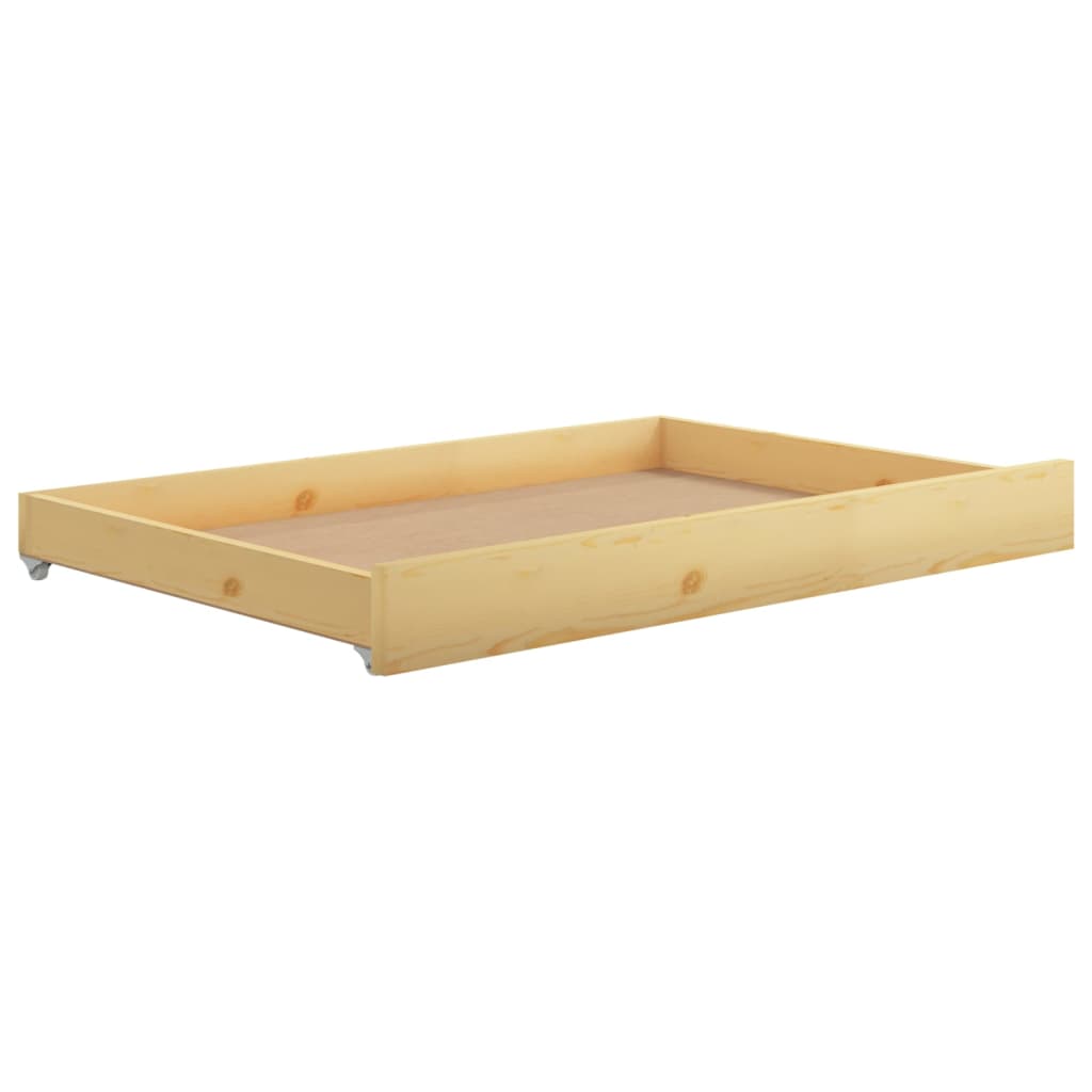 Tiroirs de lit 2 pcs Bois de pin massif - XIOS