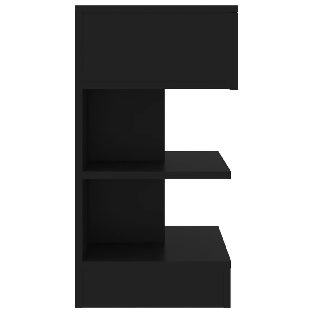 Tables de chevet 2 pcs Noir 40x35x65 cm - XIOS