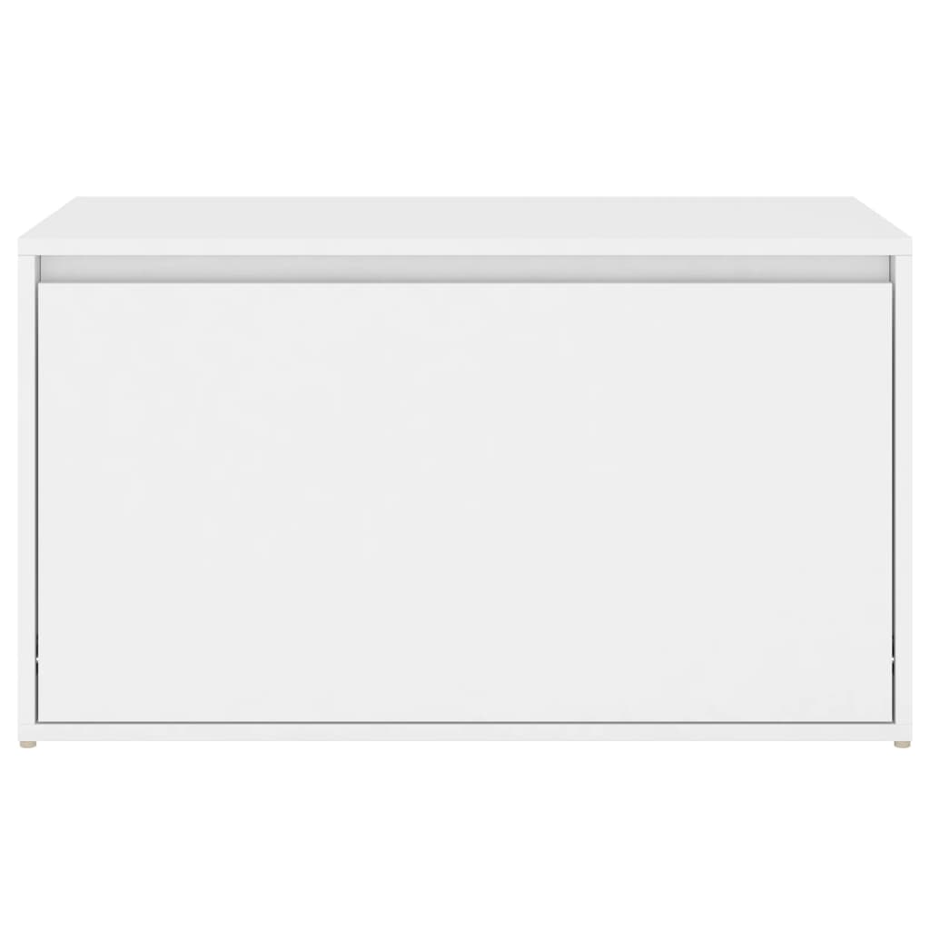 Banc d'entrée 80x40x45 cm Blanc Bois d’ingénierie - XIOS