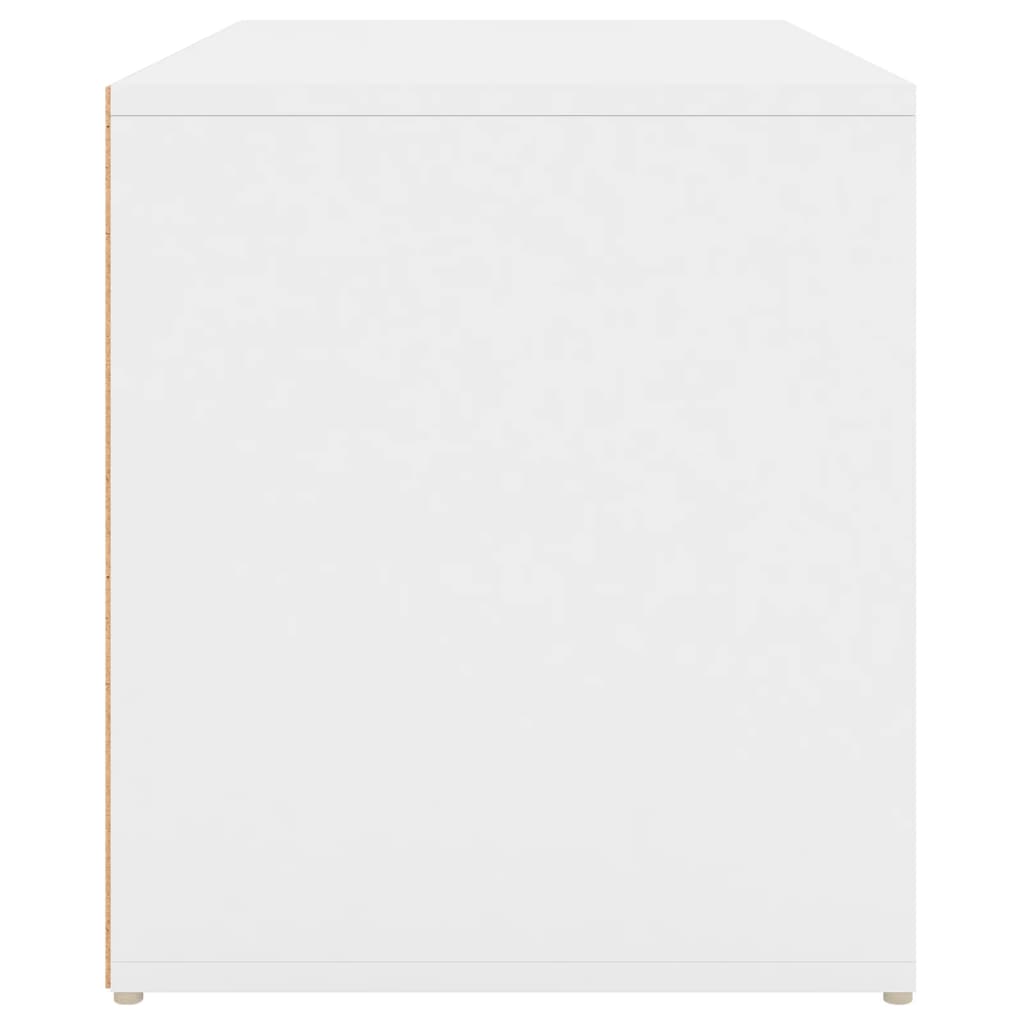 Banc d'entrée 80x40x45 cm Blanc Bois d’ingénierie - XIOS