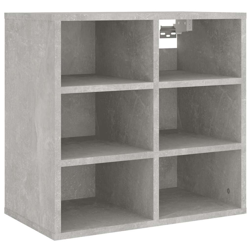 Armoires à chaussures 2 pcs Gris béton 52,5x30x50 cm - XIOS