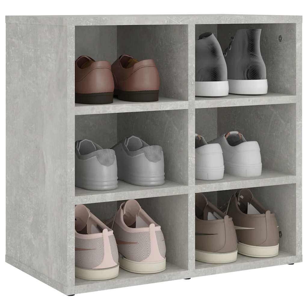 Armoires à chaussures 2 pcs Gris béton 52,5x30x50 cm - XIOS
