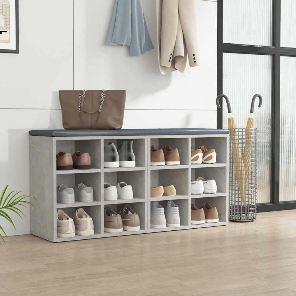 Armoires à chaussures 2 pcs Gris béton 52,5x30x50 cm - XIOS
