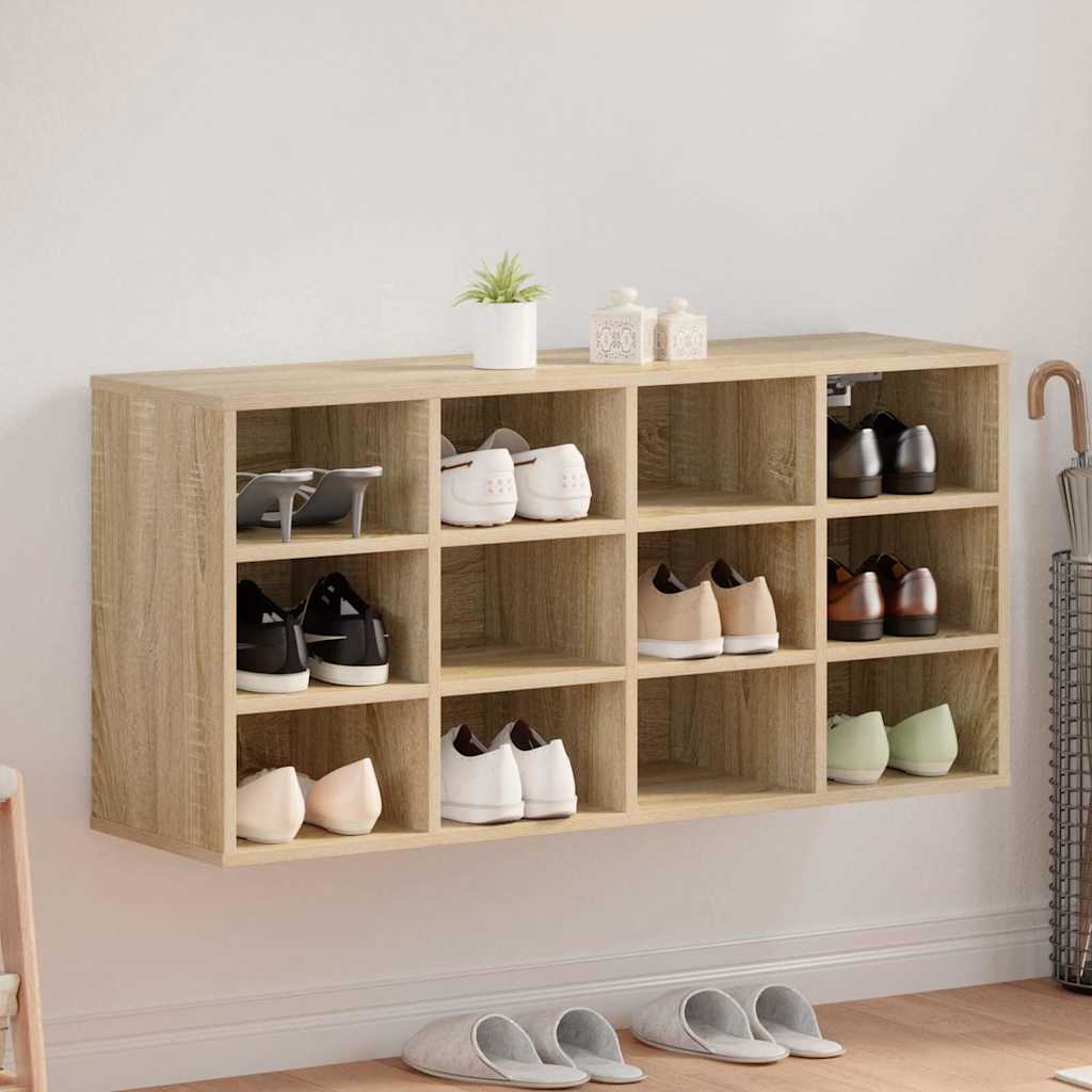 Cabinet à chaussures avec étagère Chêne Sonoma 103 x 30 x 51 cm - XIOS