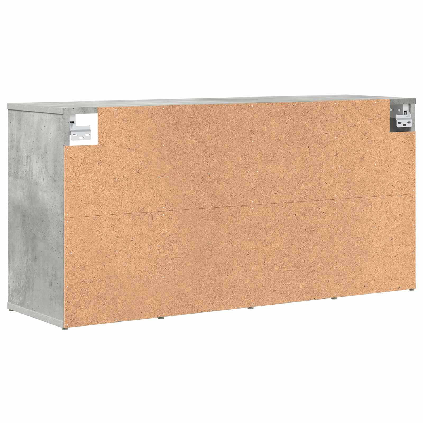 Cabinet à chaussures avec étagère Gris béton 103 x 30 x 51 cm - XIOS