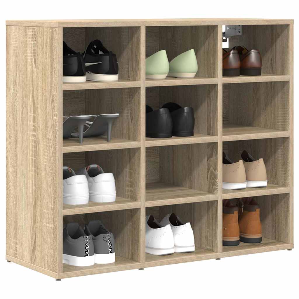 Cabinet à chaussures Chêne Sonoma 77,5 x 30 x 67 cm