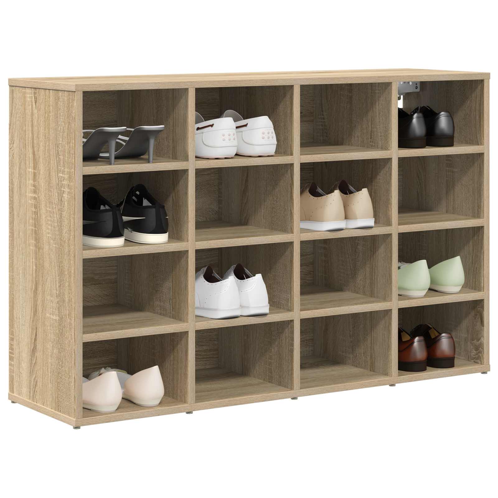 Cabinet à chaussures avec étagère Chêne Sonoma 103 x 30 x 67 cm - XIOS