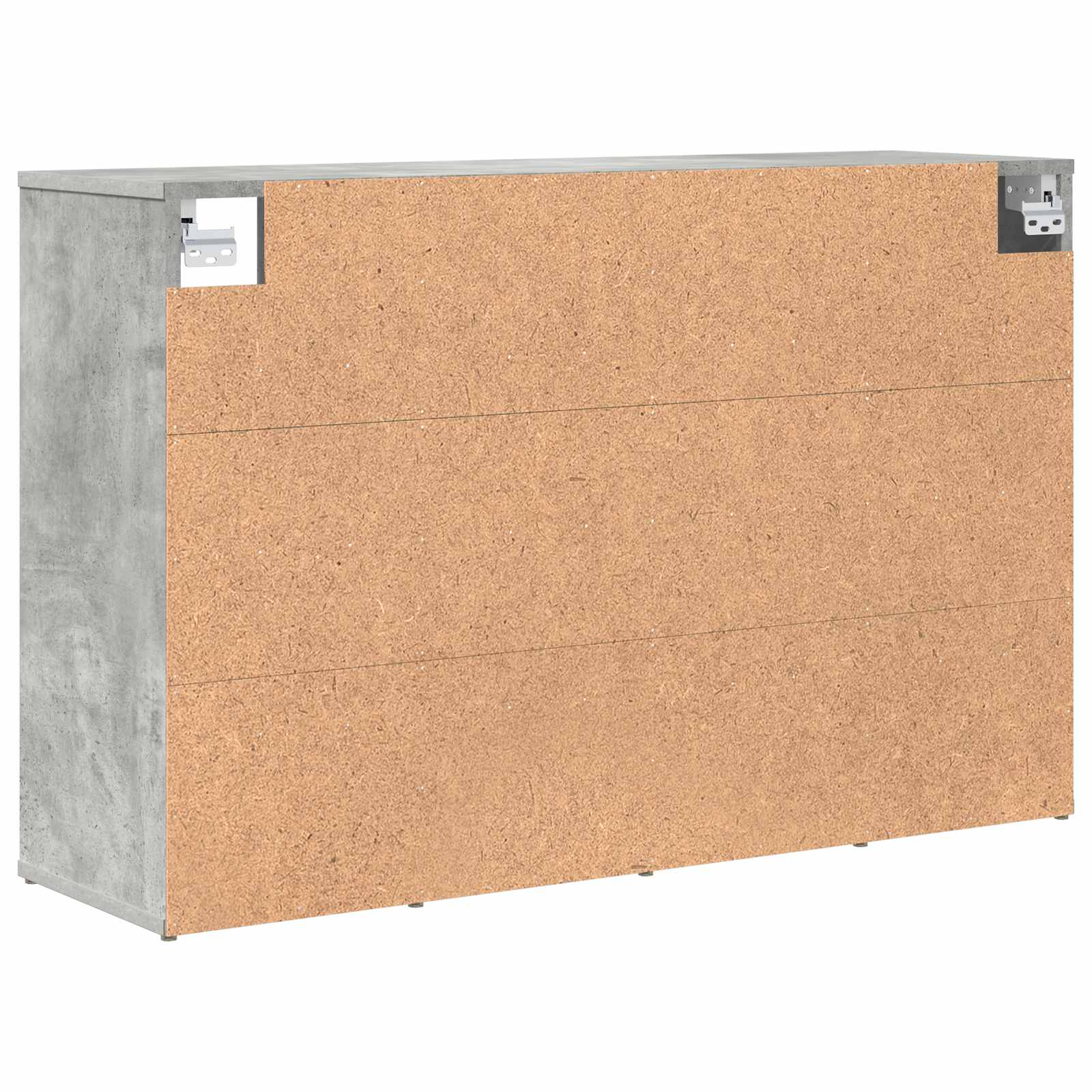 Cabinet à chaussures avec étagère Gris béton 103 x 30 x 67 cm - XIOS