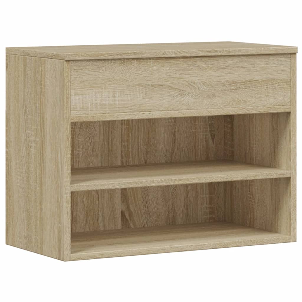 Banc à chaussures Chêne sonoma 60x30x45 cm Bois d’ingénierie - XIOS