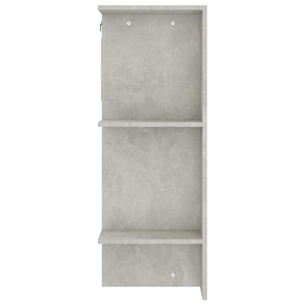 Armoire de couloir Gris béton 97,5x37x99 cm Bois d'ingénierie - XIOS