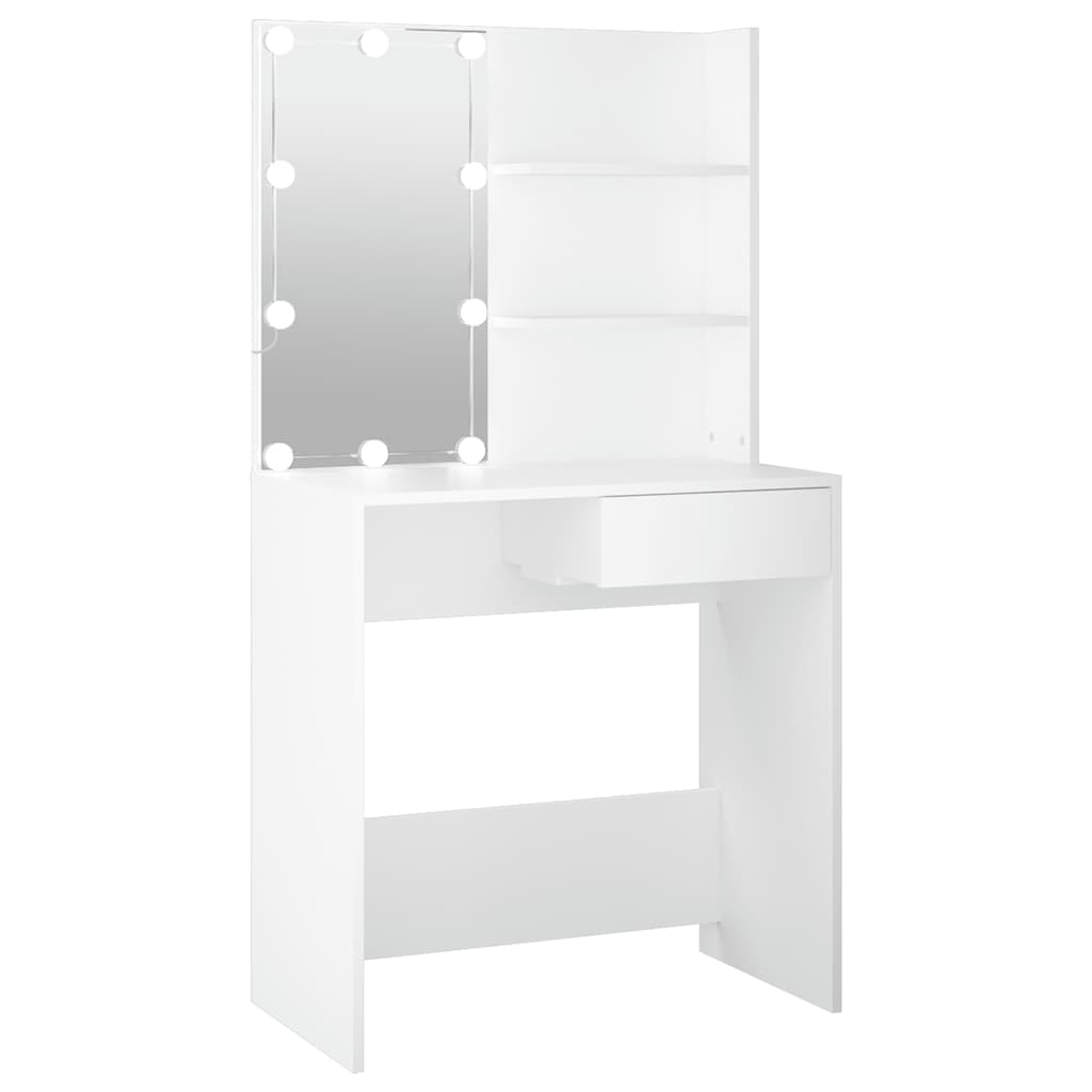 Coiffeuse avec LED Blanc 74,5x40x141 cm - XIOS