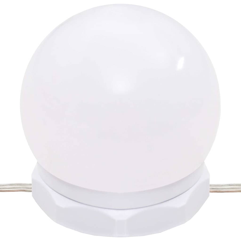 Coiffeuse avec LED Blanc brillant 74,5x40x141 cm - XIOS