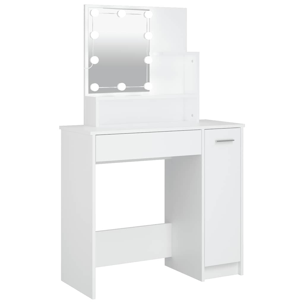 Coiffeuse avec LED blanc 86,5x35x136 cm - XIOS