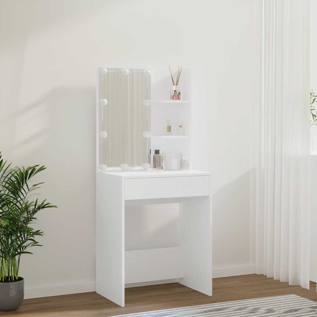 Coiffeuse avec LED blanc 60x40x140 cm - XIOS