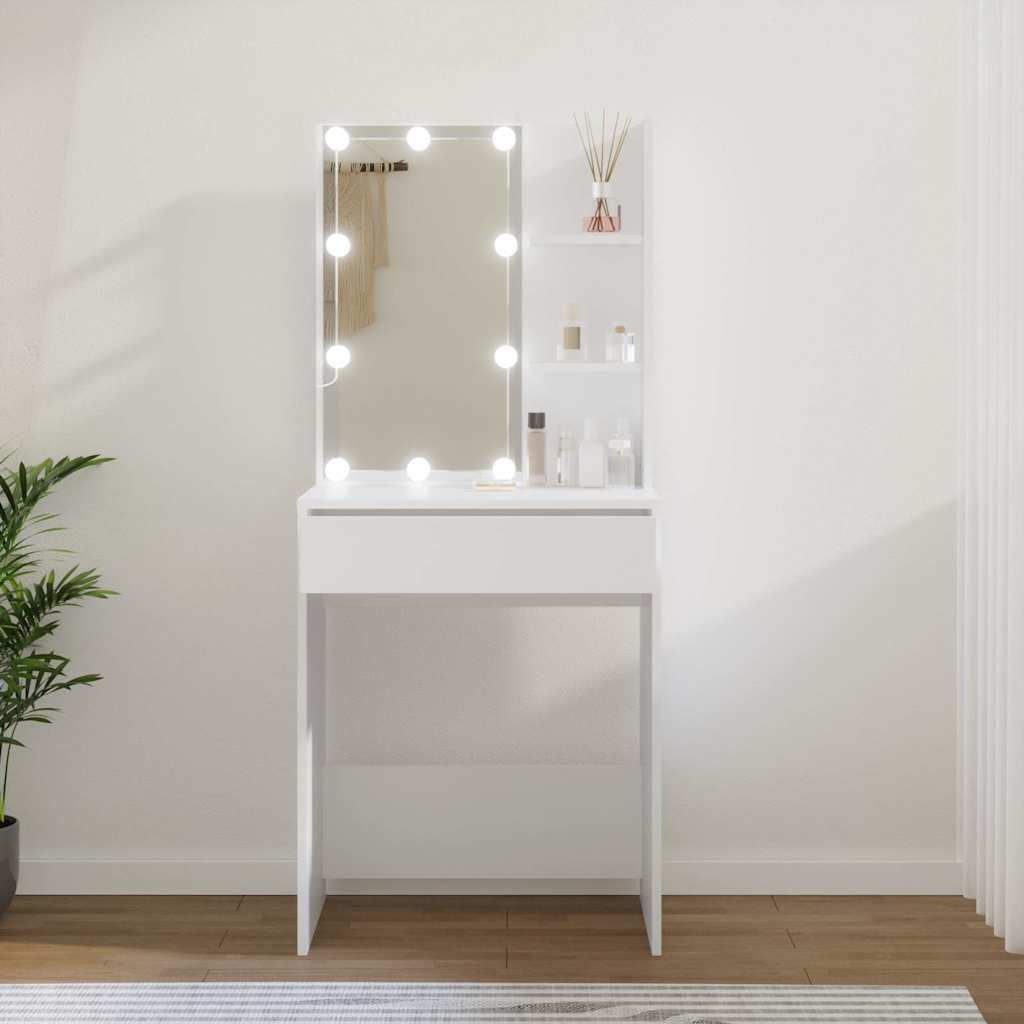 Coiffeuse avec LED blanc 60x40x140 cm - XIOS