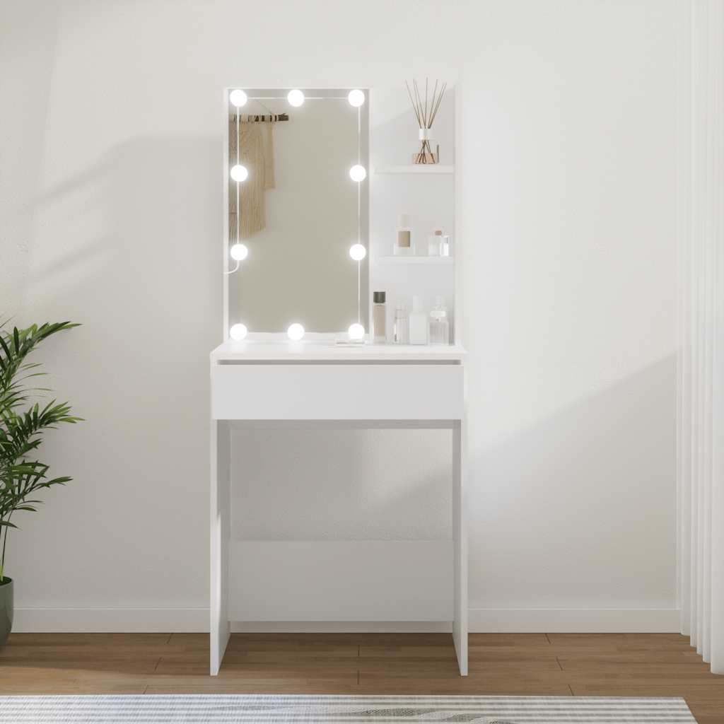 Coiffeuse avec LED blanc 60x40x140 cm - XIOS