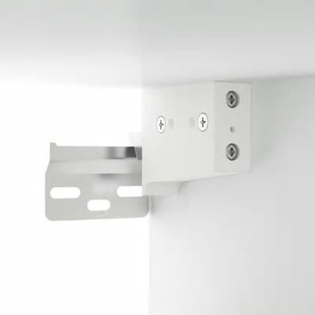 Armoire à miroir avec LED Blanc 76x15x55 cm - XIOS