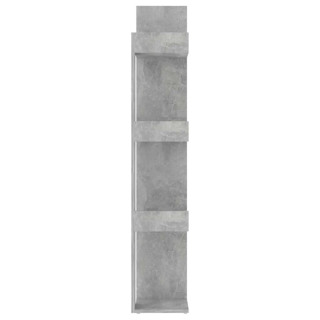 Bibliothèque Gris béton 86x25,5x140 cm Bois d’ingénierie - XIOS