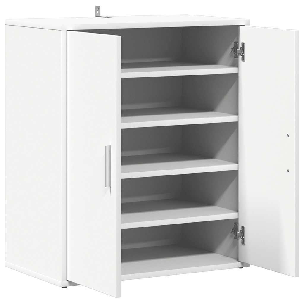 Armoire à chaussures Blanc 60x35x70 cm Bois d’ingénierie - XIOS