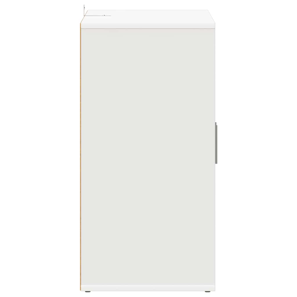 Armoire à chaussures Blanc 60x35x70 cm Bois d’ingénierie - XIOS