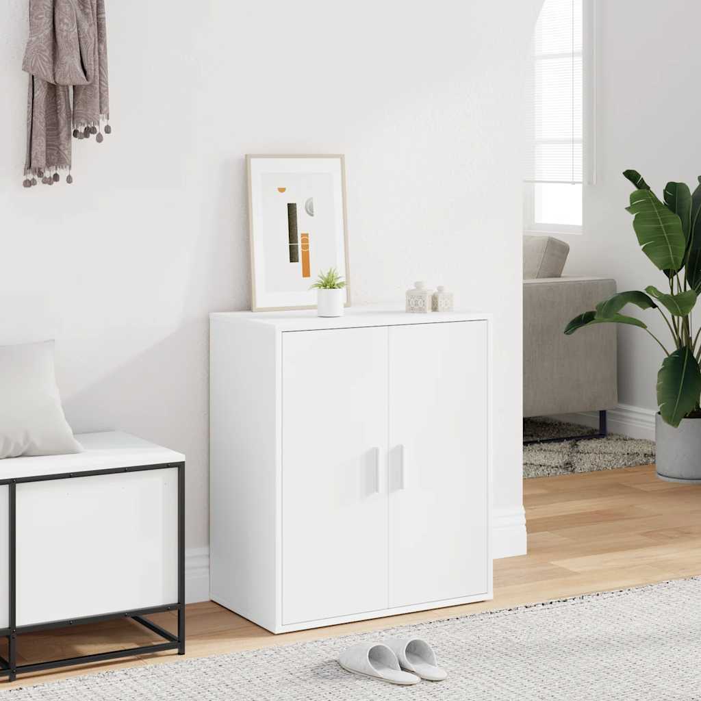 Armoire à chaussures Blanc 60x35x70 cm Bois d’ingénierie - XIOS