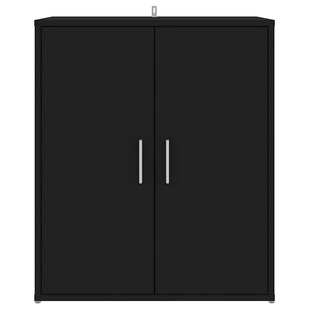 Armoire à chaussures Noir 60x35x70 cm Bois d’ingénierie - XIOS