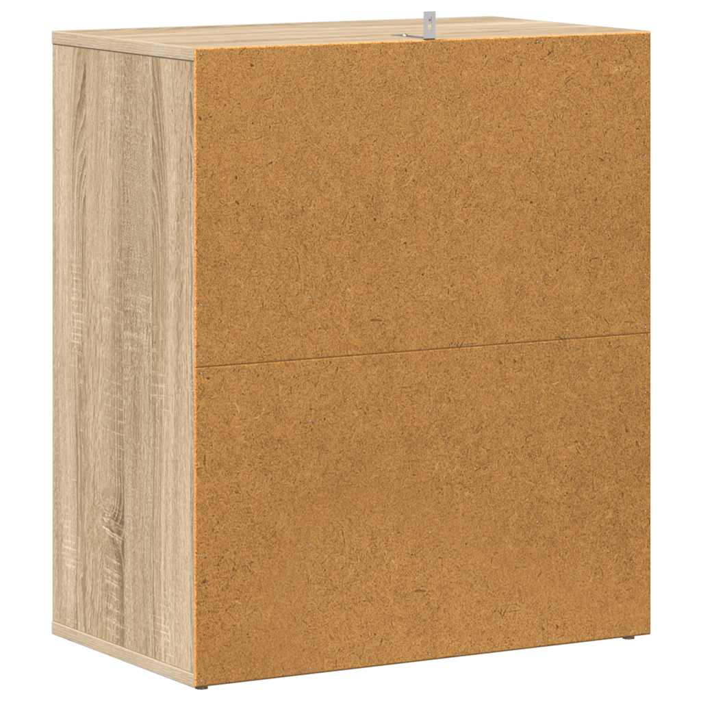 Armoire à chaussures Chêne sonoma 60x35x70 cm Bois d’ingénierie - XIOS
