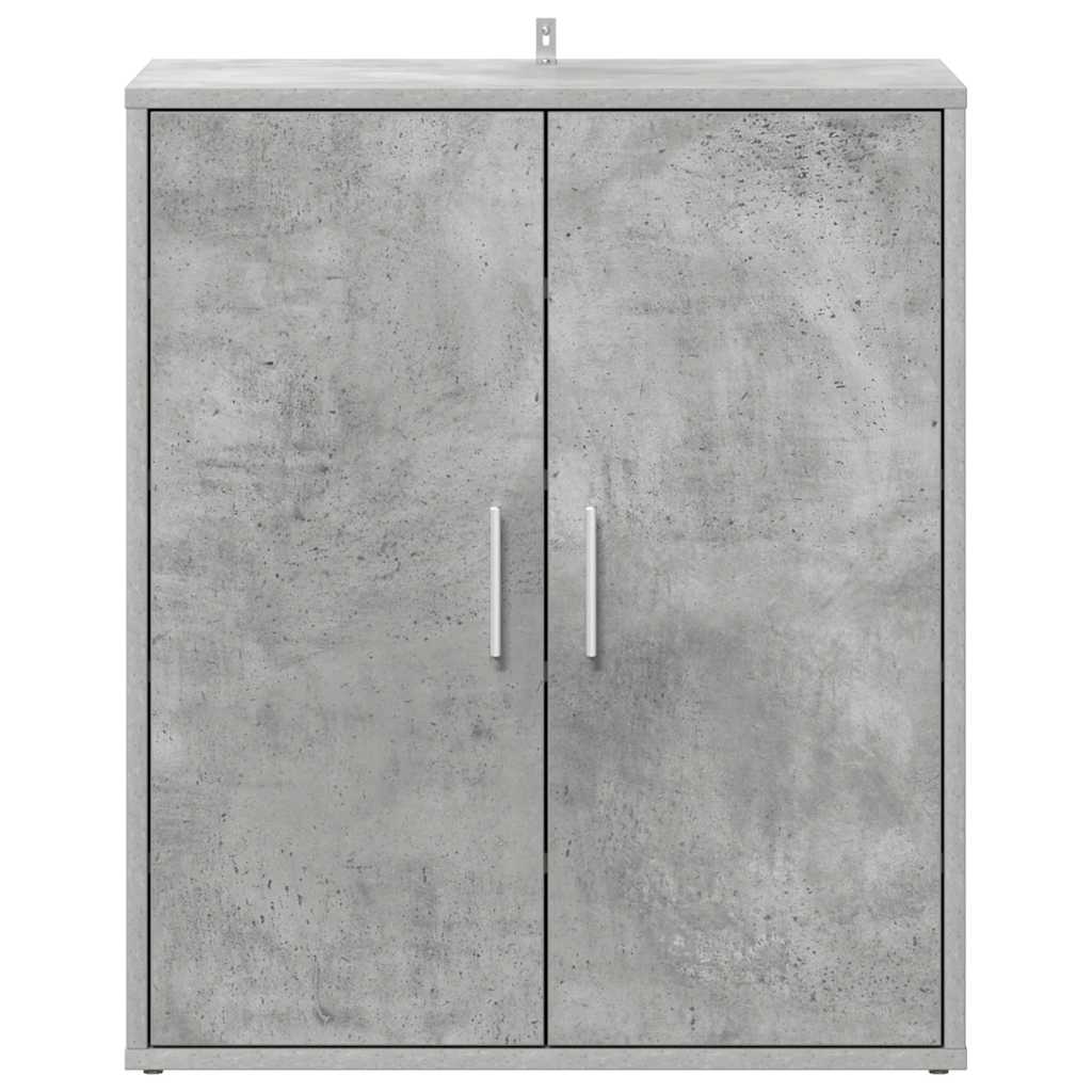Armoire à chaussures Gris béton 60x35x70 cm Bois d’ingénierie - XIOS