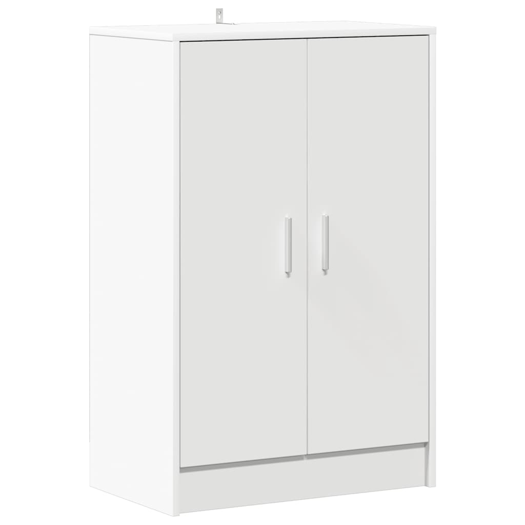 Armoire à chaussures Blanc 60x35x92 cm Bois d’ingénierie - XIOS