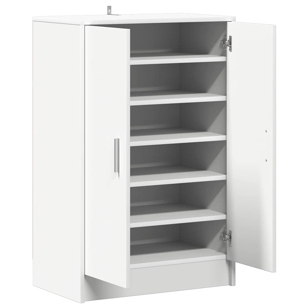 Armoire à chaussures Blanc 60x35x92 cm Bois d’ingénierie - XIOS