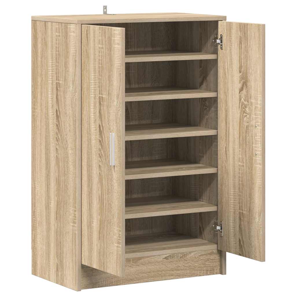 Armoire à chaussures Chêne Sonoma 60x35x92 cm Bois d’ingénierie - XIOS