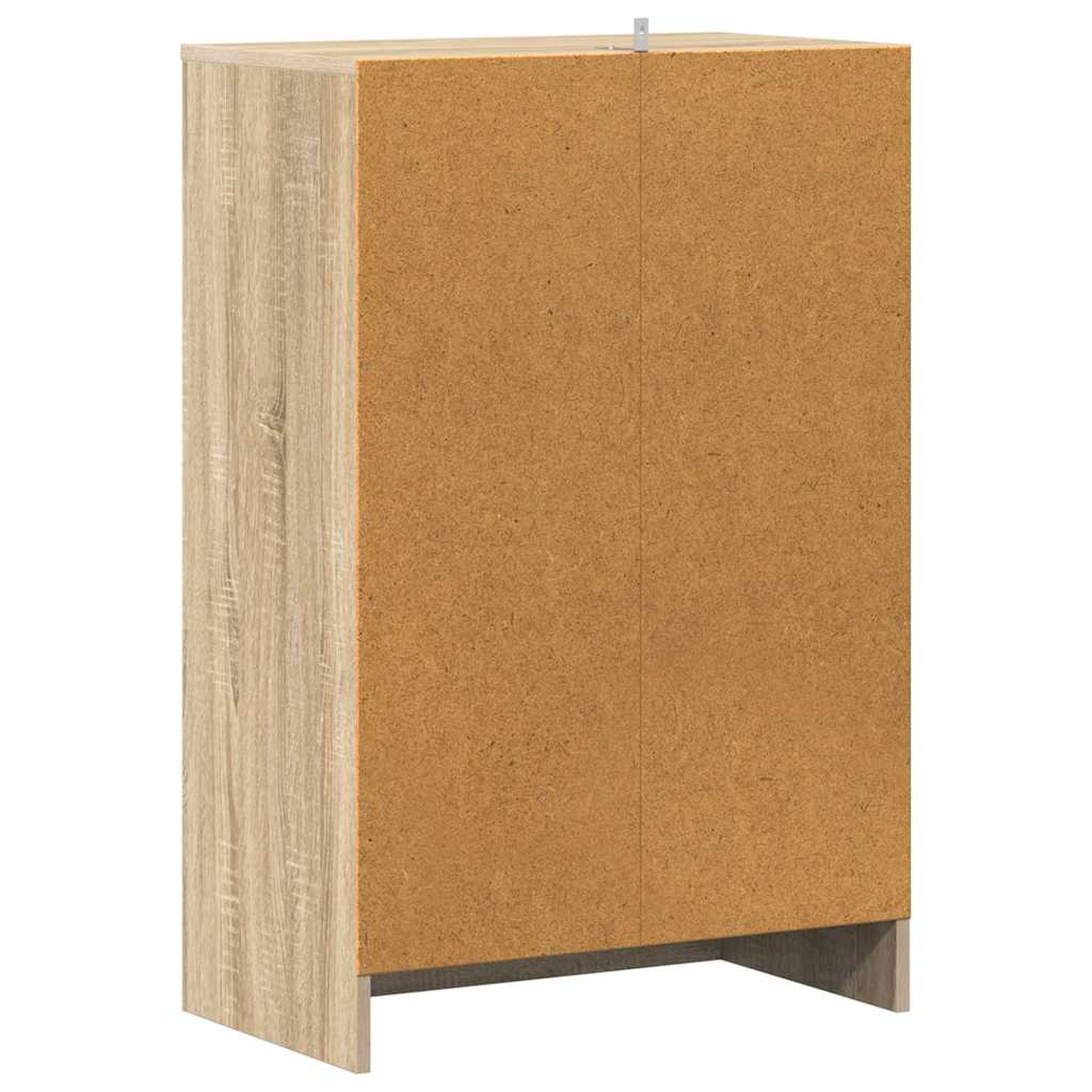 Armoire à chaussures Chêne Sonoma 60x35x92 cm Bois d’ingénierie - XIOS