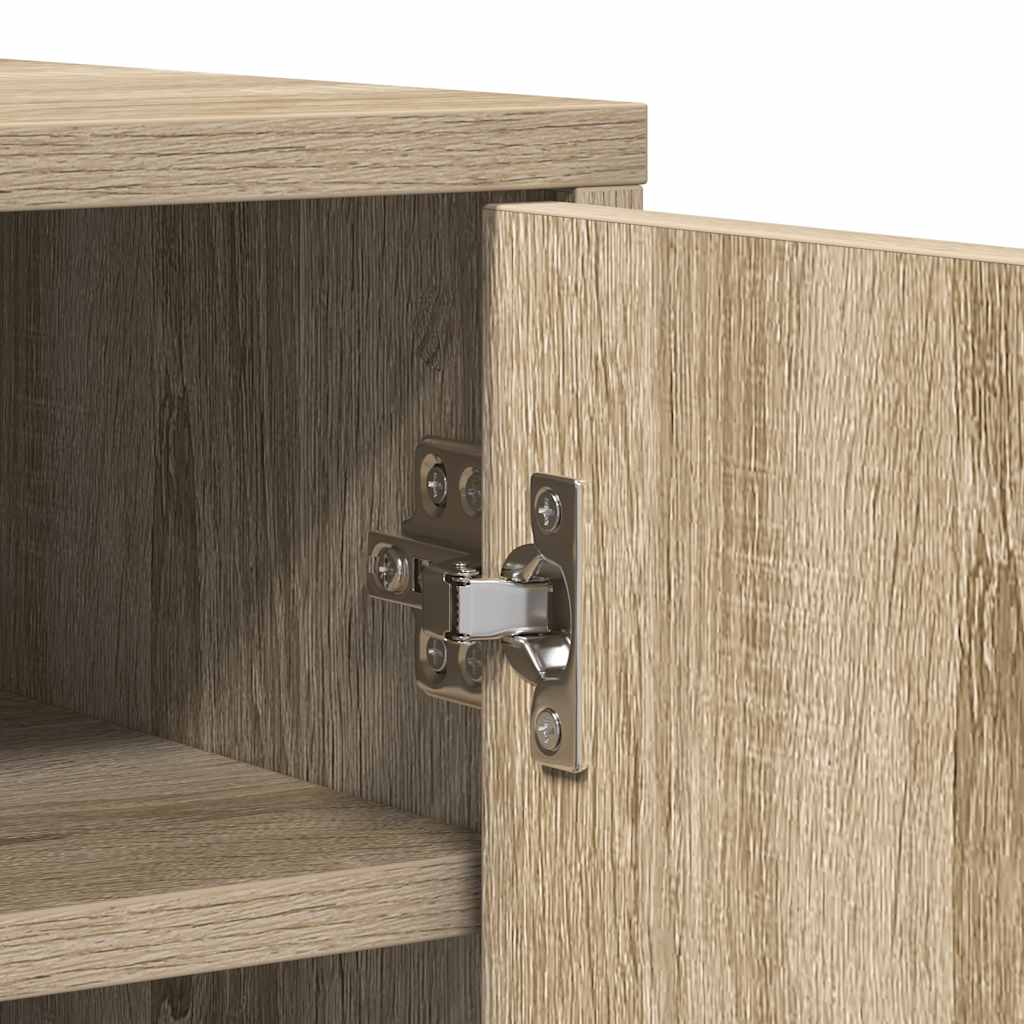 Armoire à chaussures Chêne Sonoma 60x35x92 cm Bois d’ingénierie - XIOS
