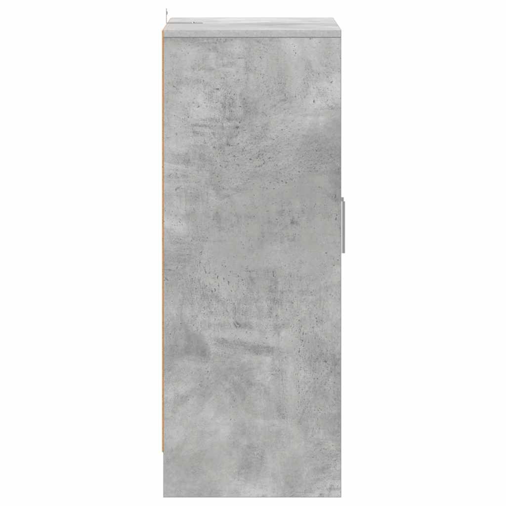 Armoire à chaussures Gris béton 60x35x92 cm Bois d’ingénierie - XIOS