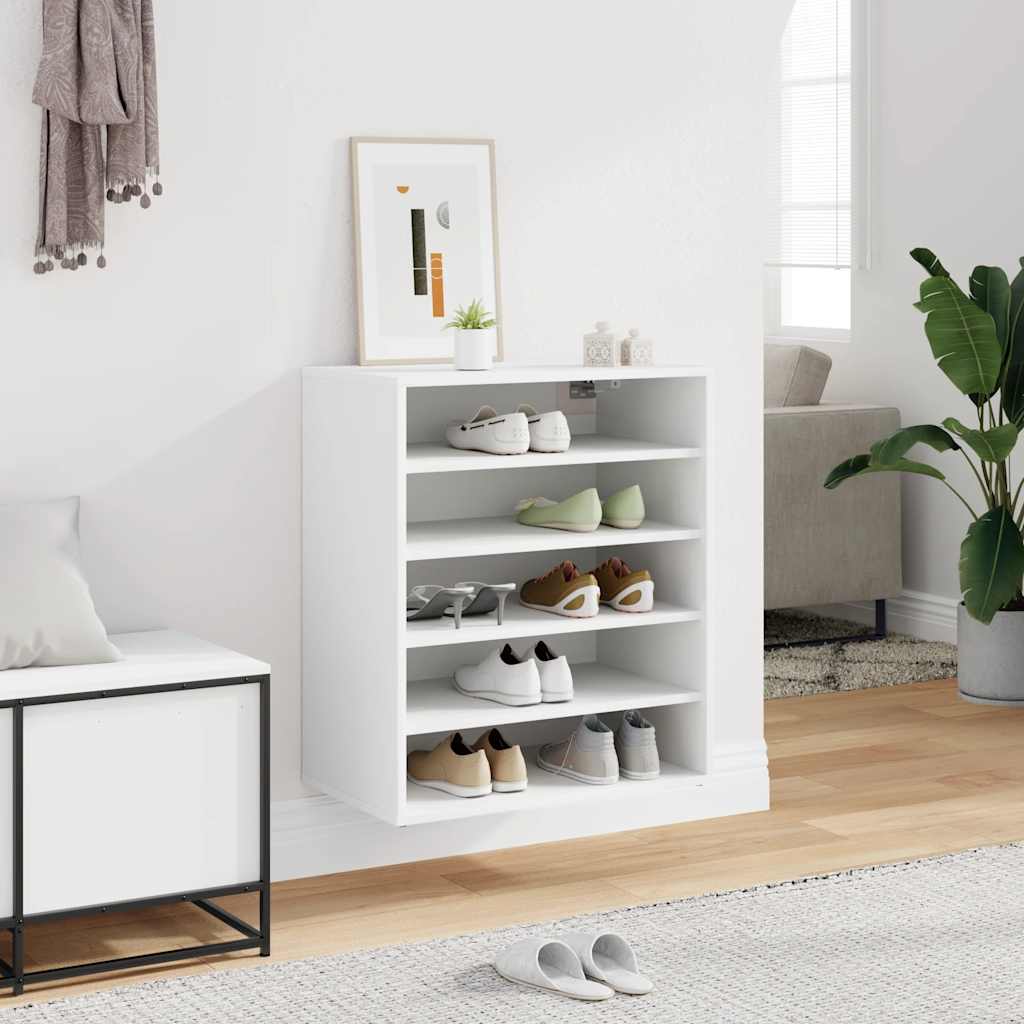 Armoire à chaussures Blanc 60x35x70 cm Bois d’ingénierie - XIOS