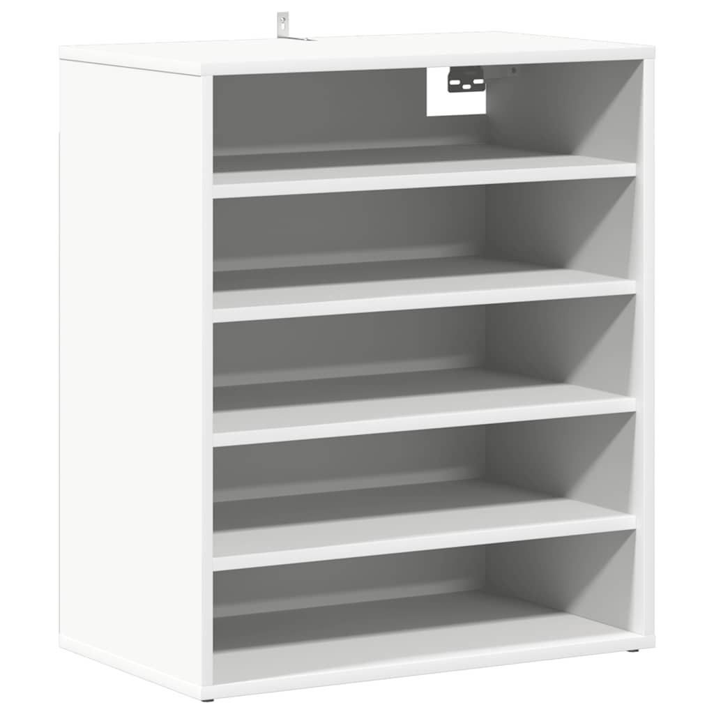 Armoire à chaussures Blanc 60x35x70 cm Bois d’ingénierie - XIOS