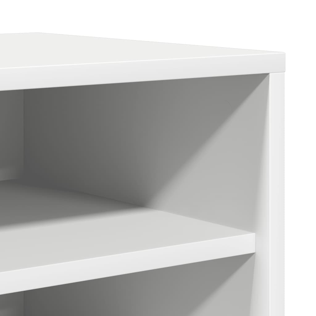 Armoire à chaussures Blanc 60x35x70 cm Bois d’ingénierie - XIOS