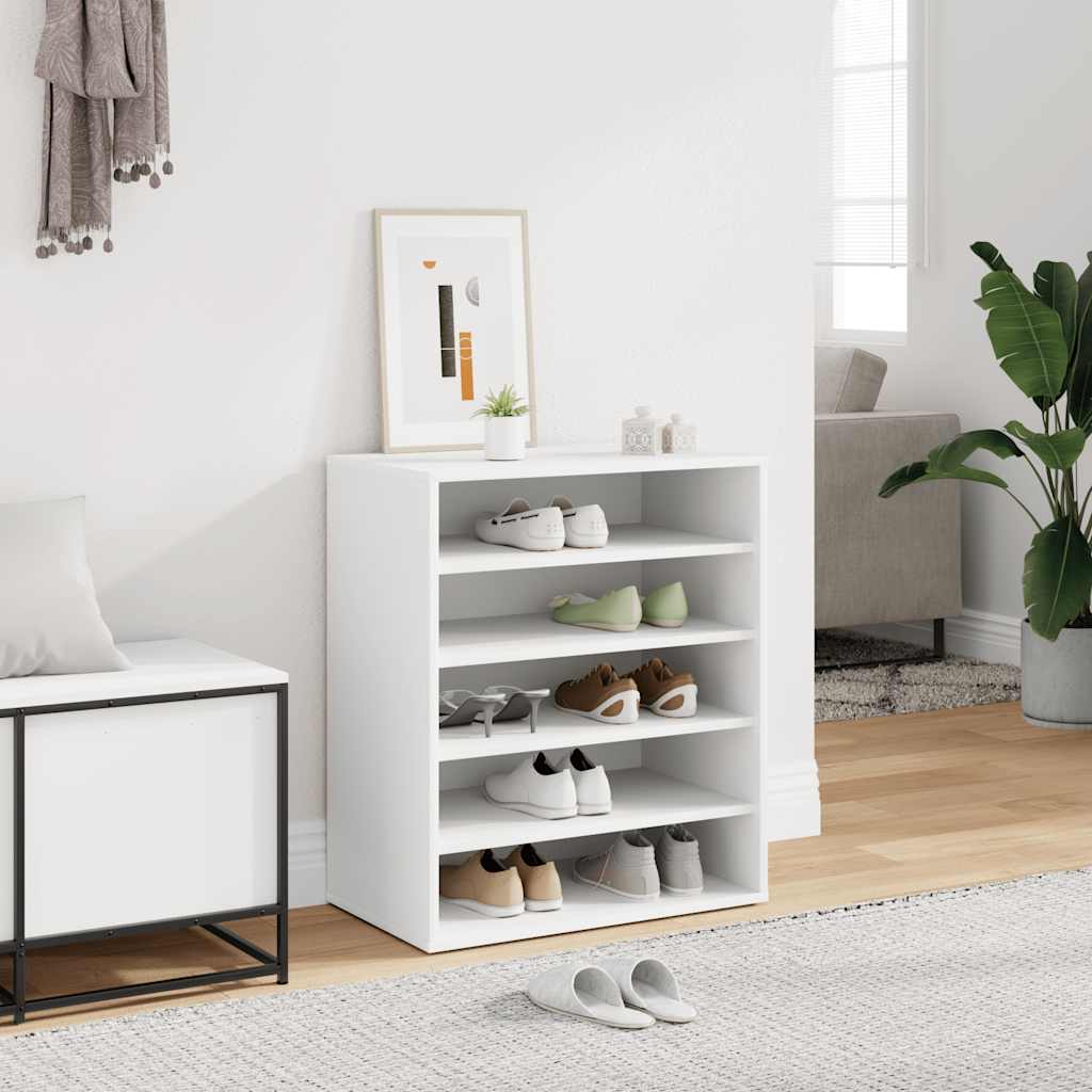 Armoire à chaussures Blanc 60x35x70 cm Bois d’ingénierie - XIOS