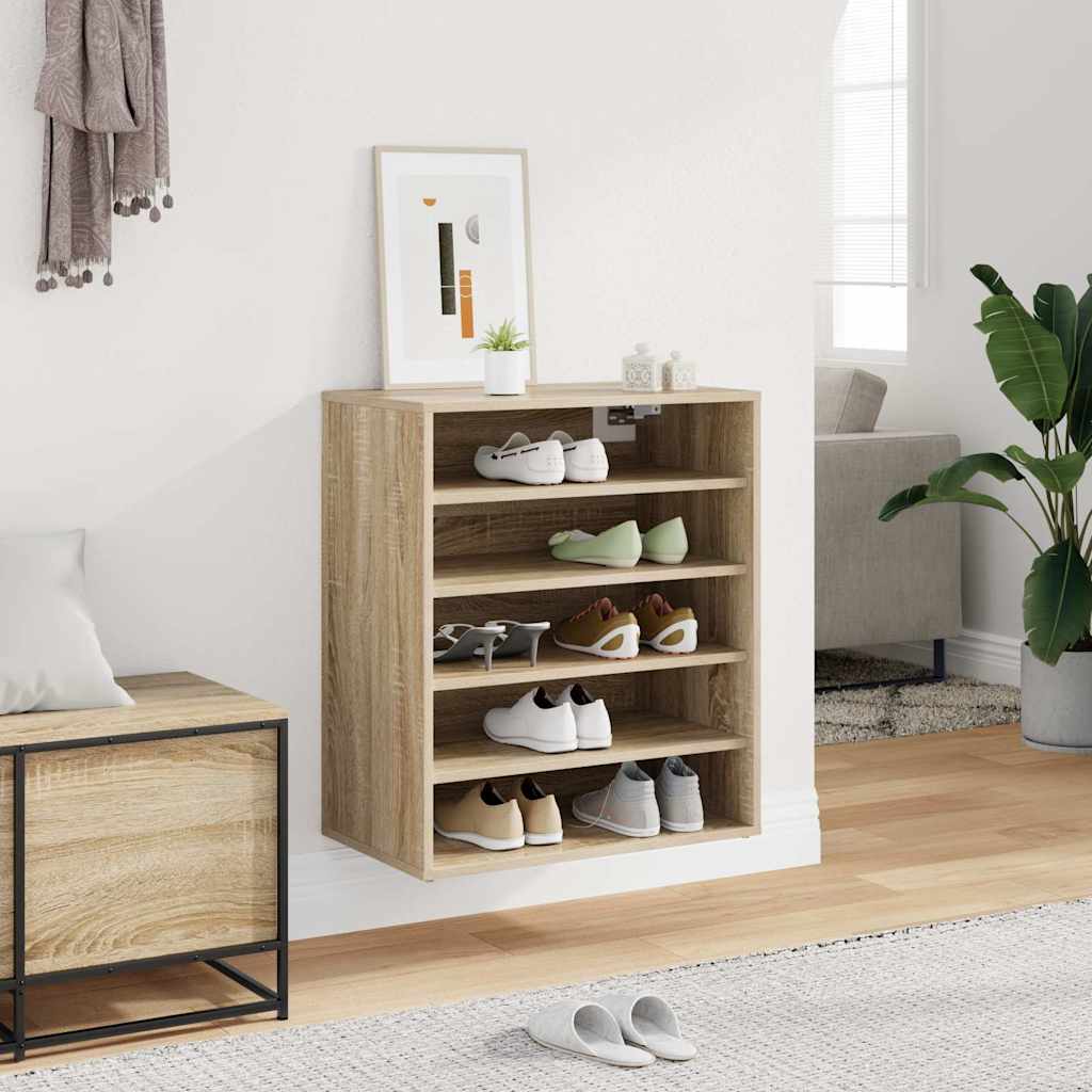 Armoire à chaussures Chêne sonoma 60x35x70 cm Bois d’ingénierie - XIOS