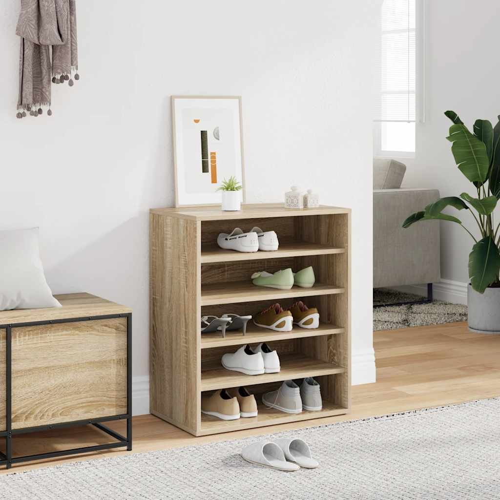 Armoire à chaussures Chêne sonoma 60x35x70 cm Bois d’ingénierie - XIOS