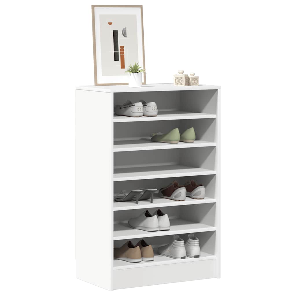 Armoire à chaussures Blanc 60x35x92 cm Bois d’ingénierie - XIOS