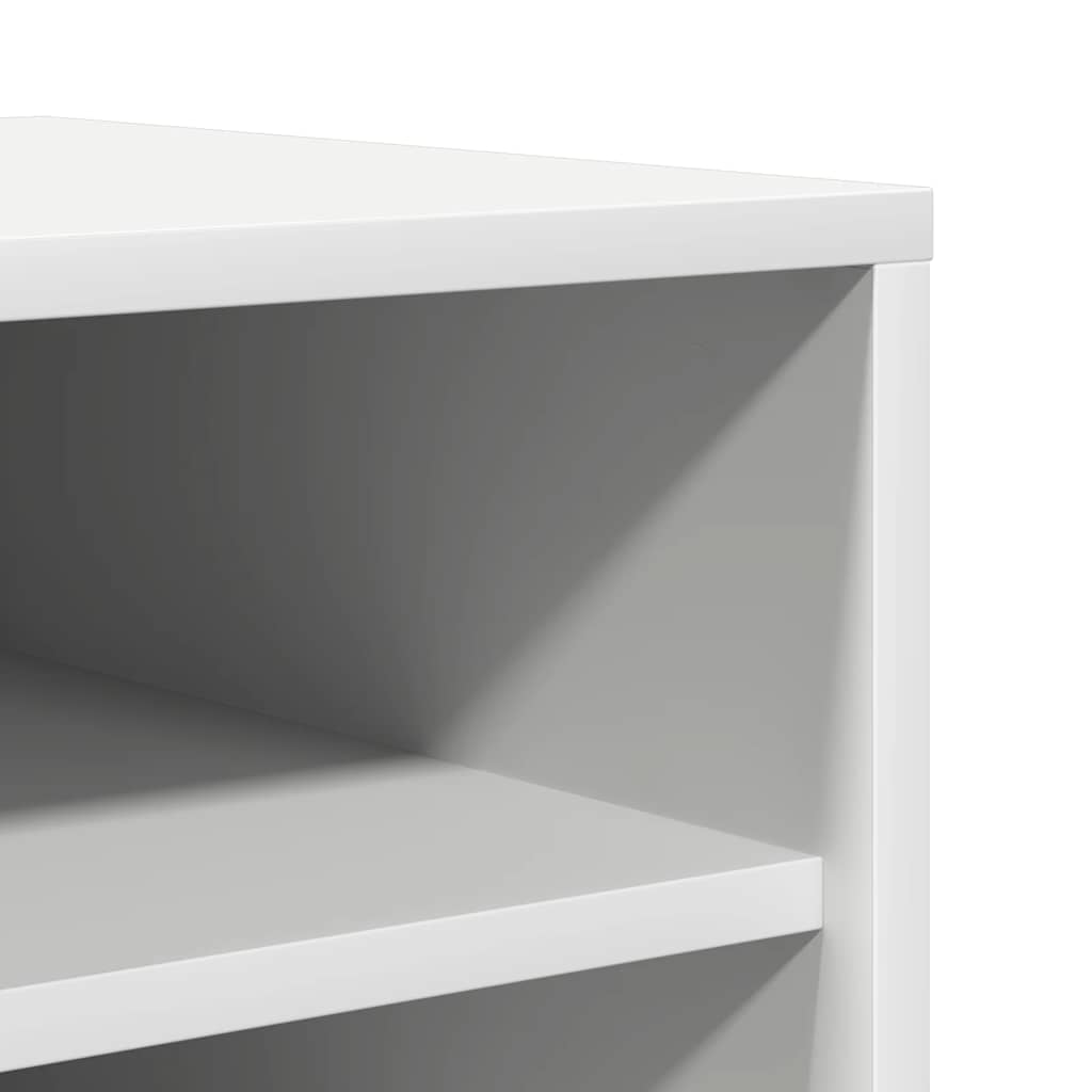 Armoire à chaussures Blanc 60x35x92 cm Bois d’ingénierie - XIOS