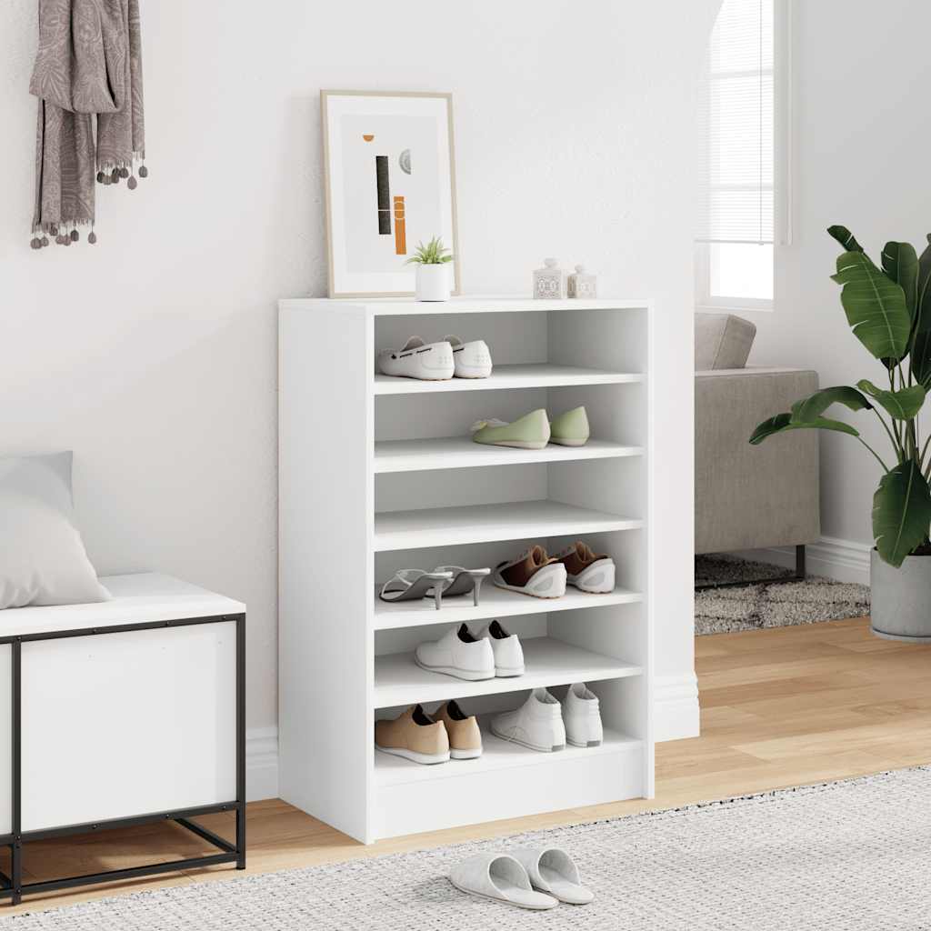 Armoire à chaussures Blanc 60x35x92 cm Bois d’ingénierie - XIOS