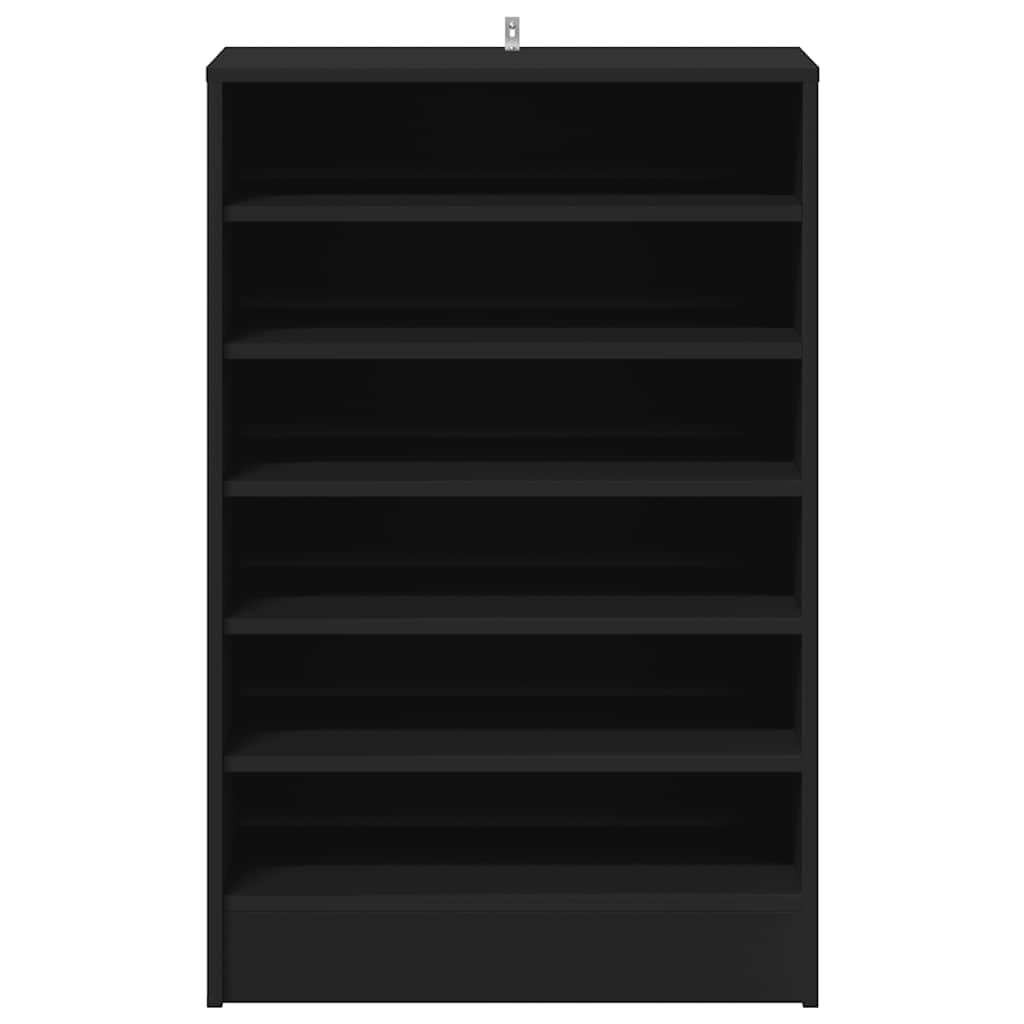 Armoire à chaussures Noir 60x35x92 cm Bois d’ingénierie - XIOS