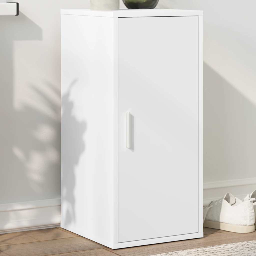 Armoire à chaussures Blanc 32x35x70 cm Bois d’ingénierie