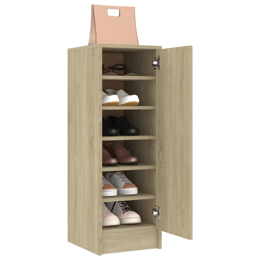 Armoire à chaussures Chêne Sonoma 32x35x92 cm Bois d’ingénierie - XIOS