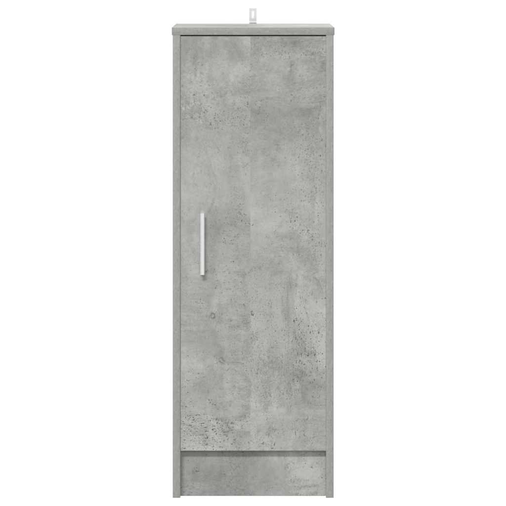 Armoire à chaussures Gris béton 32x35x92 cm Bois d’ingénierie - XIOS